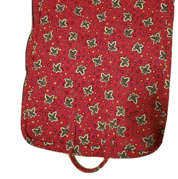 Vera Bradley Womens Garment Bag Red Blue  Floral - Picture 2 of 7